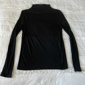 Black Banana Republic cowl neck long sleeve top